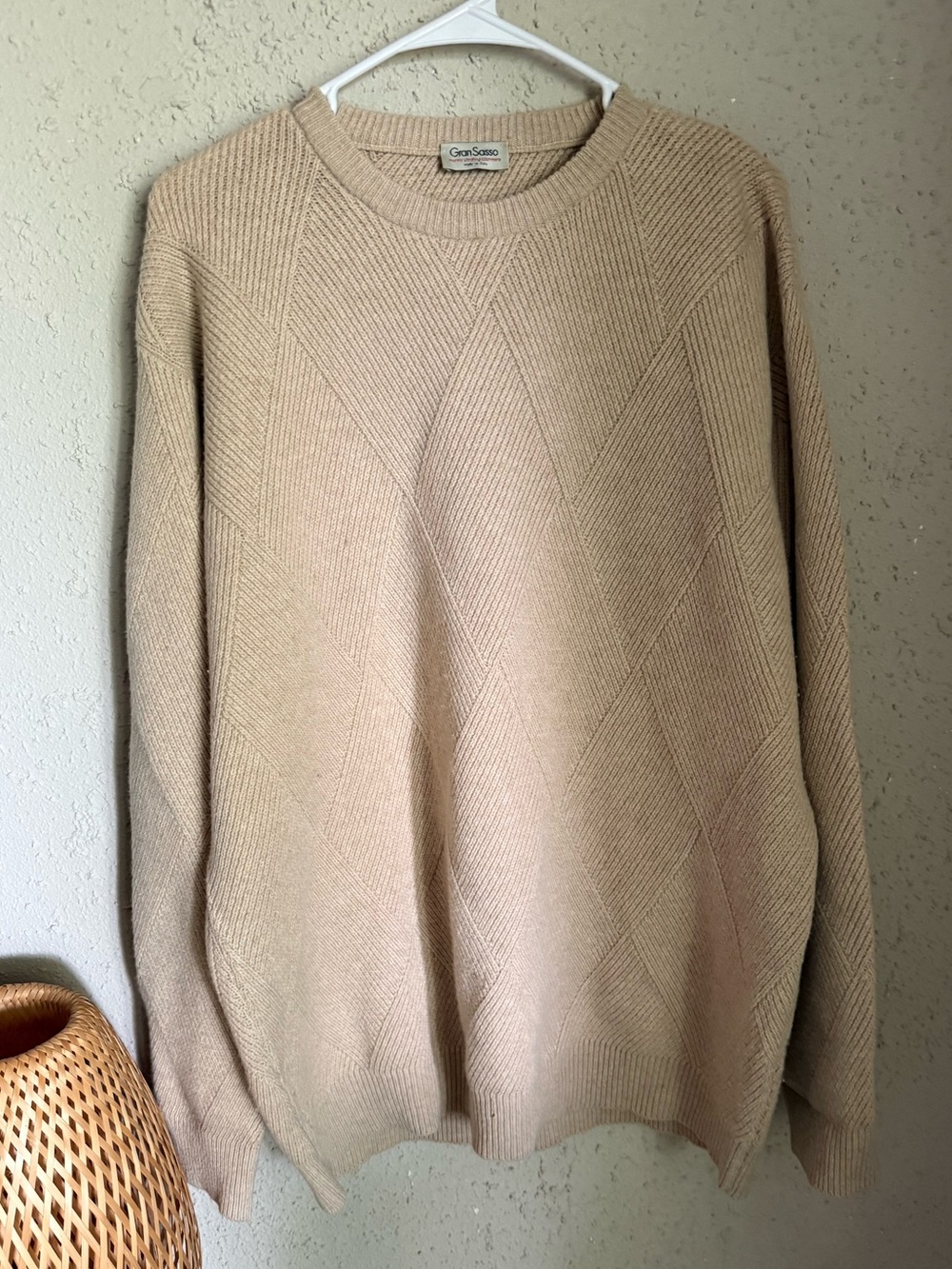 Gran Sasso Wool and Cashmere Textured Sweater